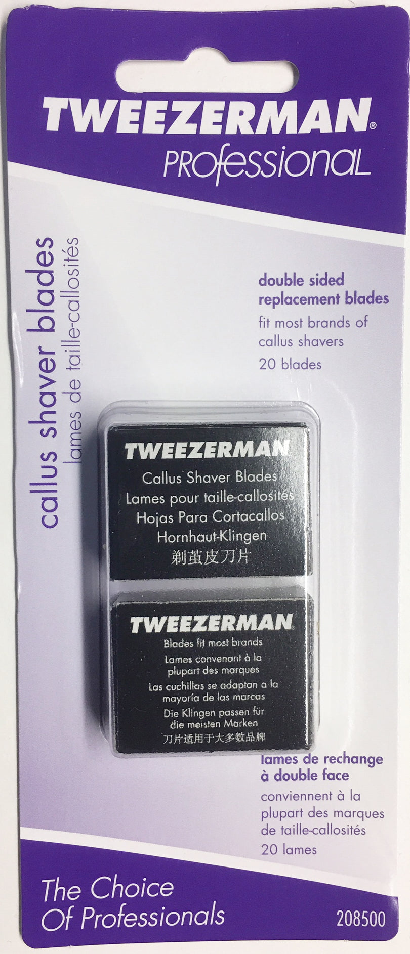 Tweezerman Replacement Callus Shaver Blades (20 Count) (5000-P)